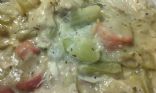 Creamy Chicken, Dumpling, Vegetable Soup